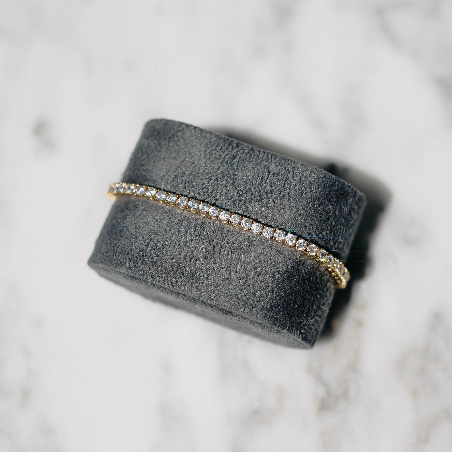 HALO 3mm - TENNIS BRACELET / GOLD