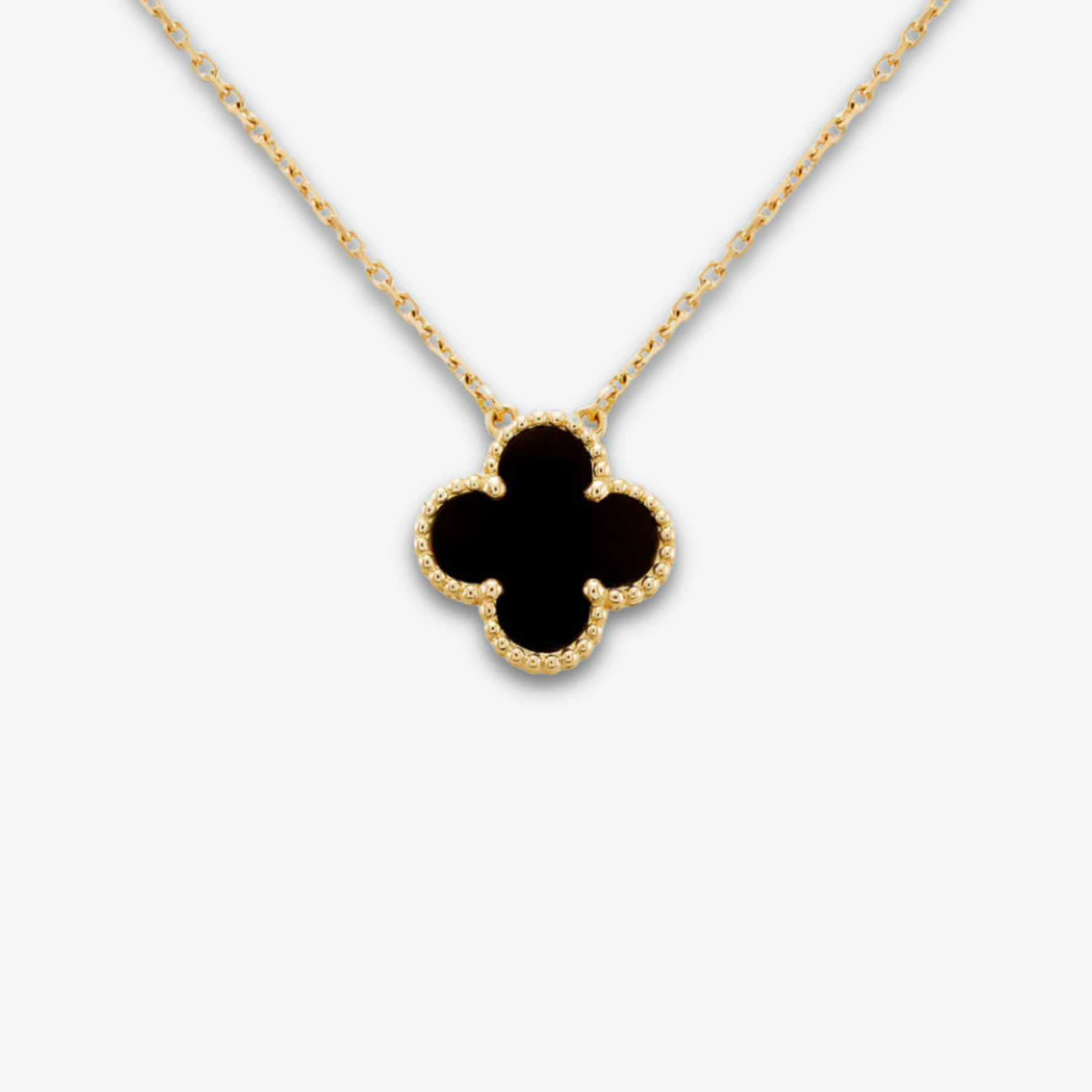 AMOUR GOLD / BLACK NECKLACE