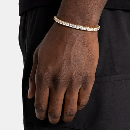 HALO 5mm - TENNIS BRACELET / GOLD