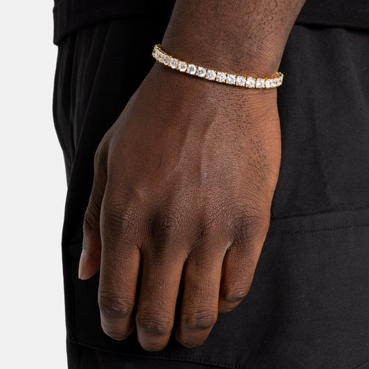 HALO 5mm - TENNIS BRACELET / GOLD