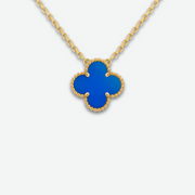 AMOUR GOLD / BLUE NECKLACE