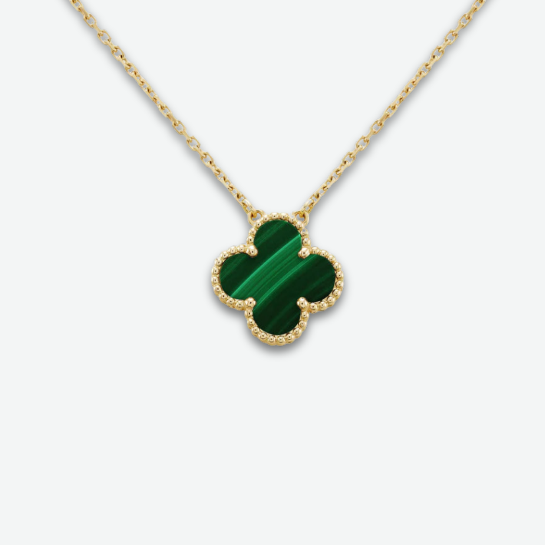 AMOUR GOLD / GREEN NECKLACE