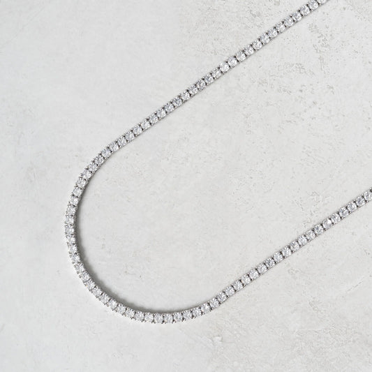 HALO 3mm - TENNIS CHAIN / SILVER
