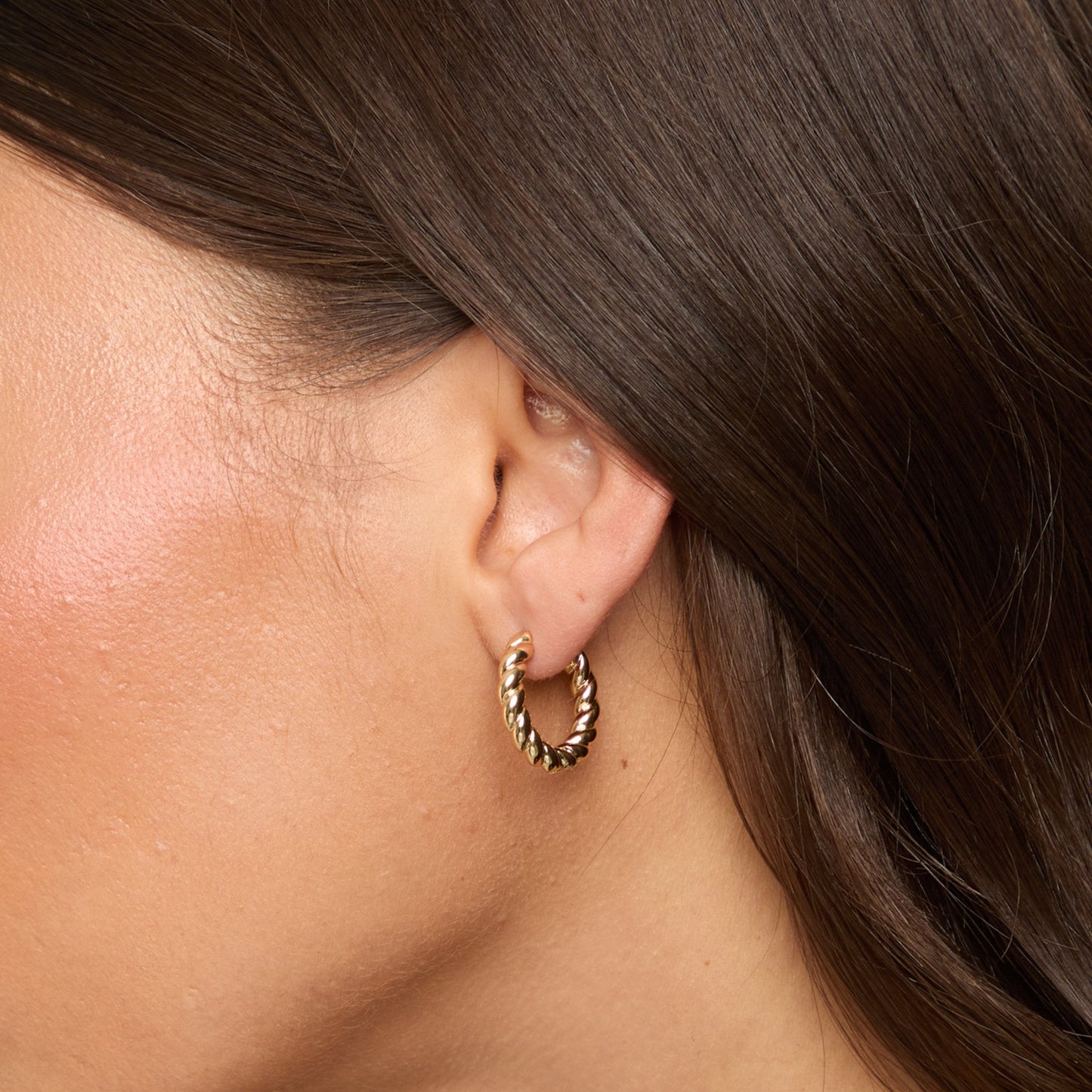 GOLD TWIST EARRINGS
