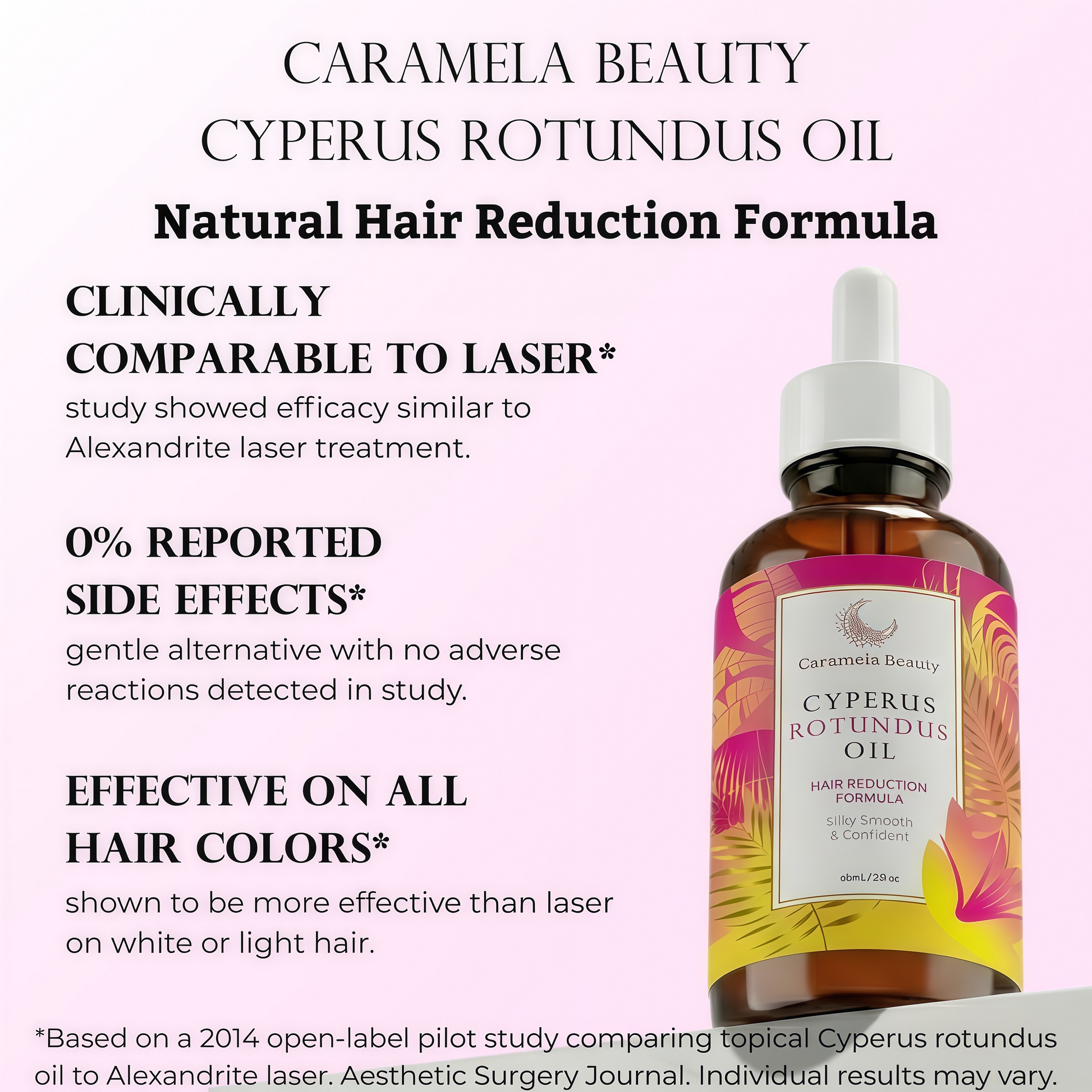 Cyperus Rotundus Oil for Hair Reduction