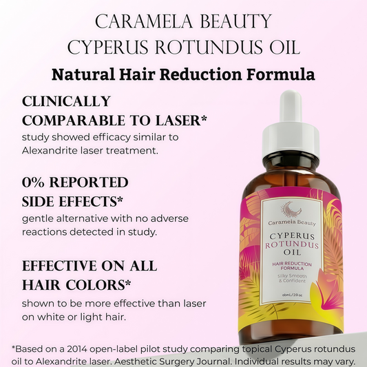 Cyperus Rotundus Oil for Hair Reduction