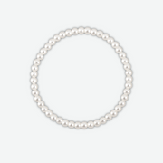 MIRA - PEARL BRACELET 4MM / WHITE