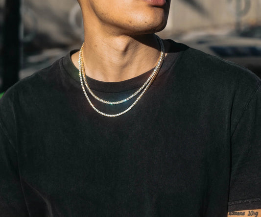 HALO 3mm - TENNIS CHAIN / GOLD