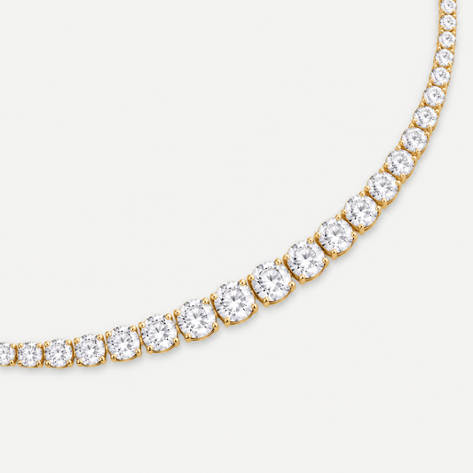 COLLIER RAS DE COU HALO GRADUATED / OR