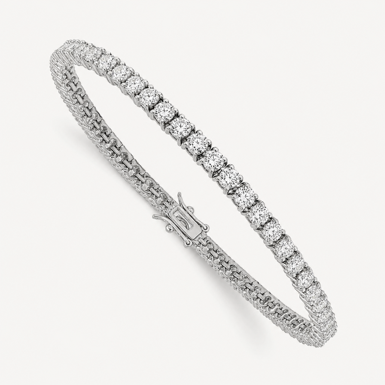 HALO - TENNIS BRACELET / SILVER