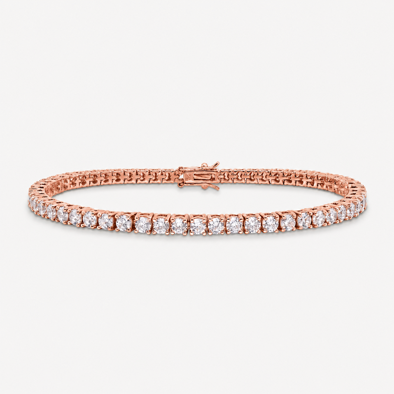 HALO - TENNIS BRACELET / ROSE GOLD