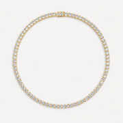 HALO XL - TENNIS NECKLACE / GOLD