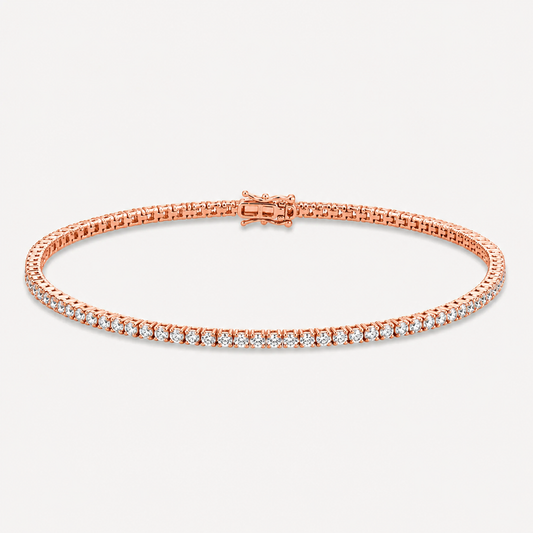 HALO XS - BRACELET TENNIS / OR ROSE