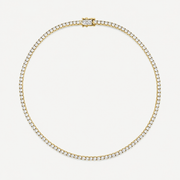 HALO - TENNIS NECKLACE / GOLD