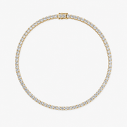 HALO XL - TENNIS NECKLACE / GOLD