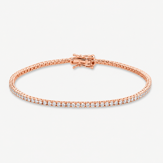 HALO XS - TENNIS BRACELET / ROSE GOLD
