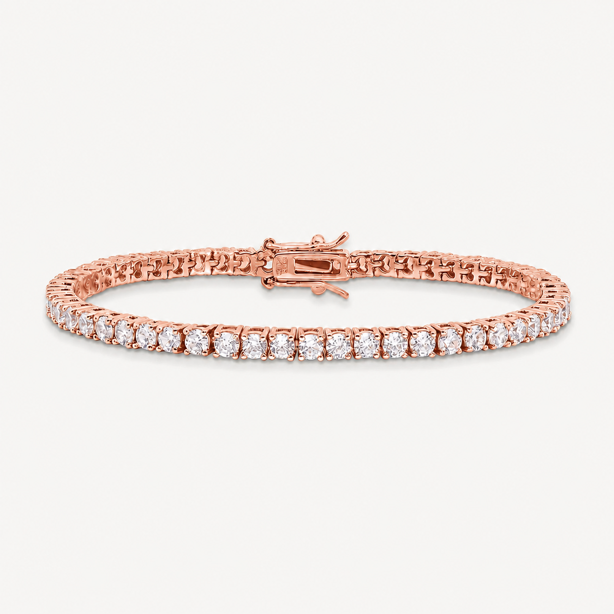 HALO - TENNIS BRACELET / ROSE GOLD