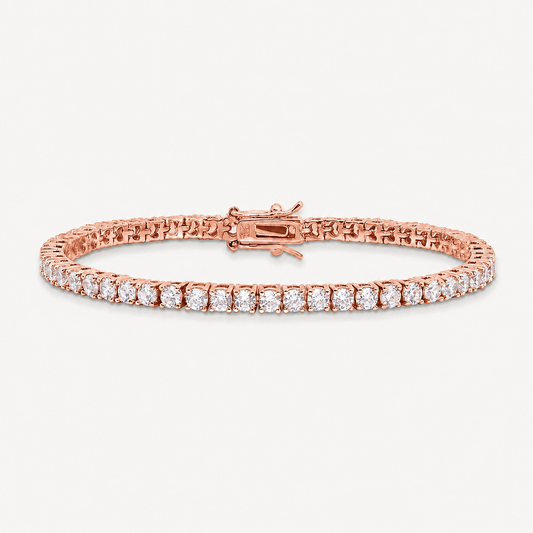 HALO - TENNIS BRACELET / ROSE GOLD