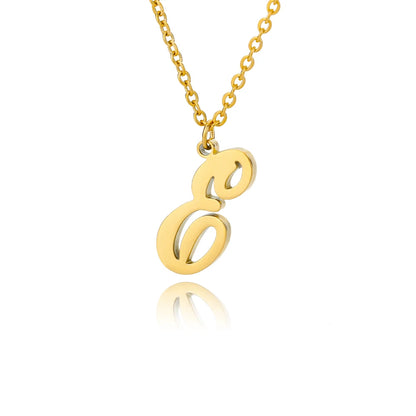 ALEX BRUSH LETTER A-Z NECKLACE