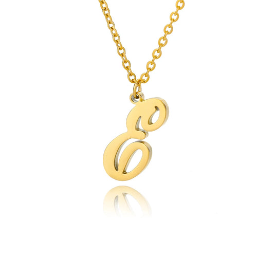 ALEX BRUSH LETTER A-Z NECKLACE