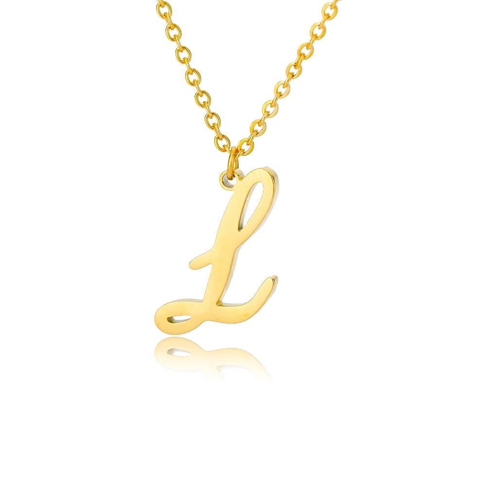 ALEX BRUSH LETTER A-Z NECKLACE