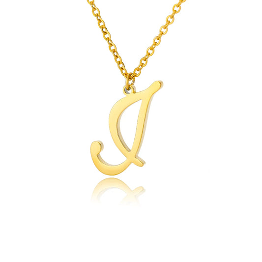 ALEX BRUSH LETTER A-Z NECKLACE