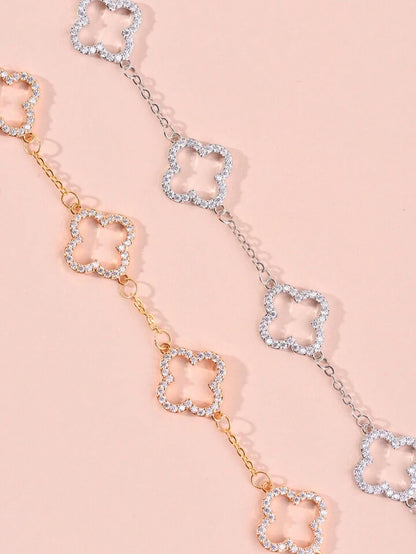 TRINITY - OPEN BRACELET / SILVER DIAMOND