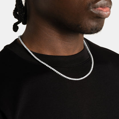 HALO 3mm - TENNIS CHAIN / SILVER