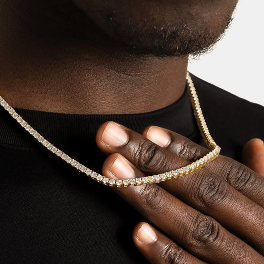 HALO 3mm - TENNIS CHAIN / GOLD