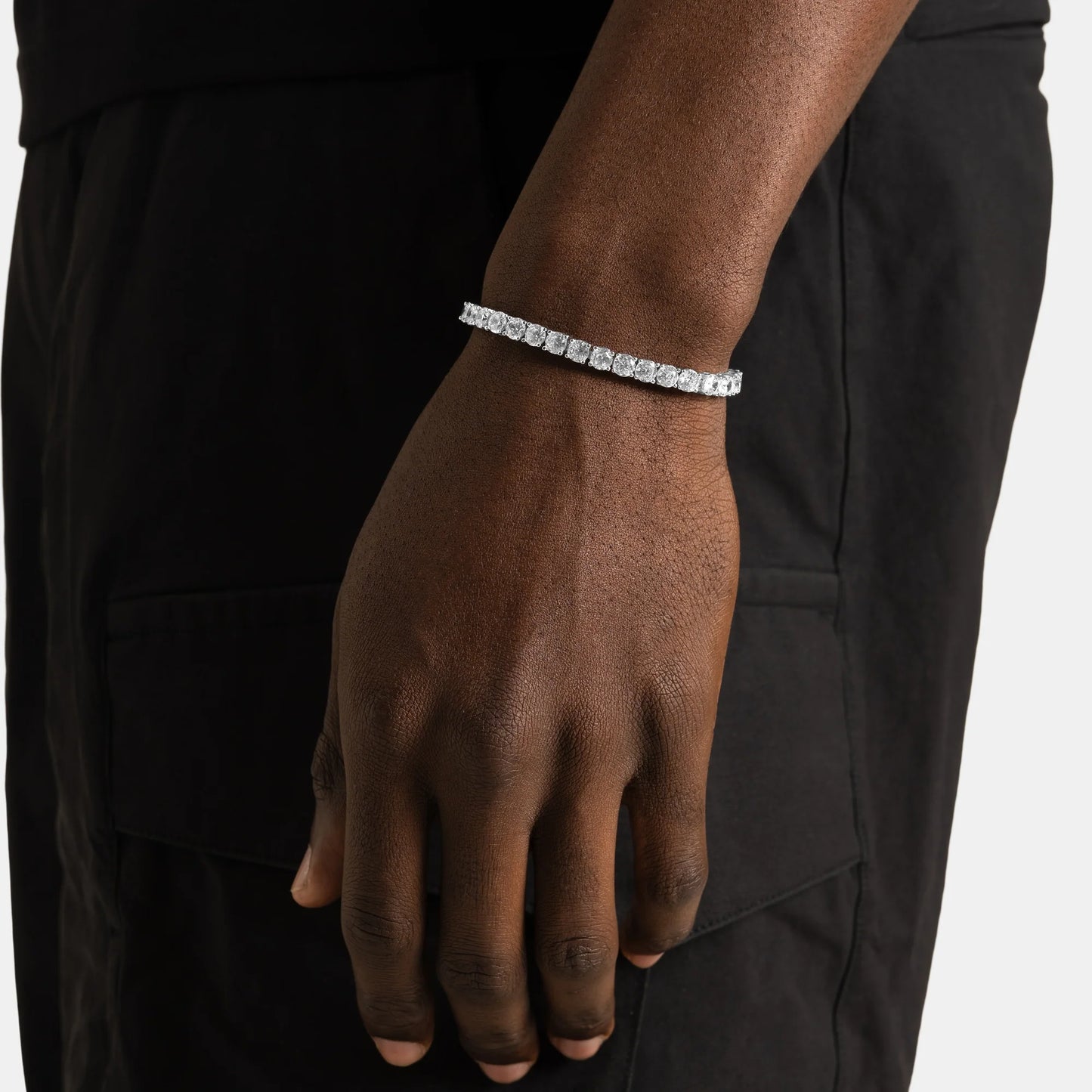 HALO 5mm - TENNIS BRACELET / SILVER