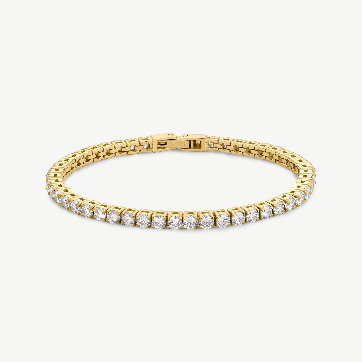 HALO 3mm - TENNIS BRACELET / GOLD