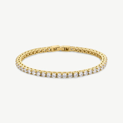 HALO 3mm - TENNIS BRACELET / GOLD
