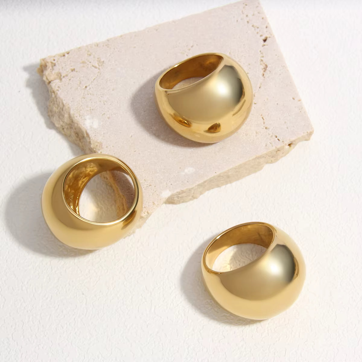 GOLD BALL RING