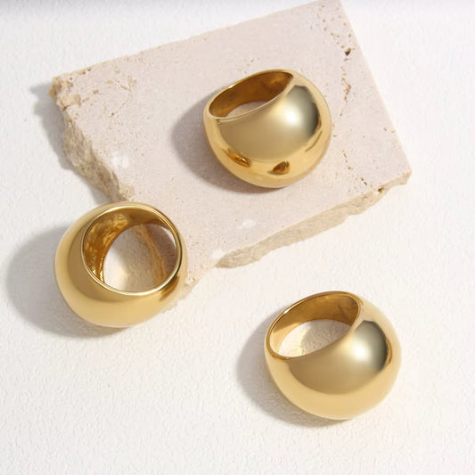 GOLD BALL RING