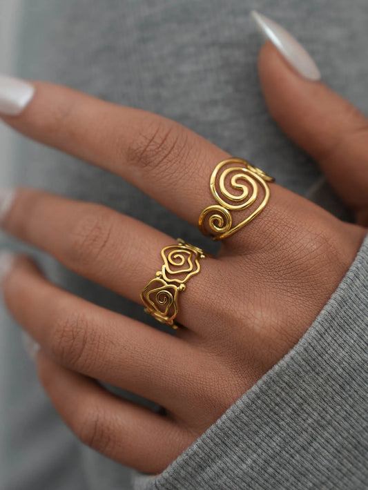 AURORA SPIRAL RING