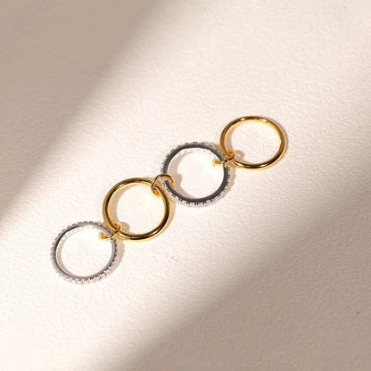 JUMBO STACKED DIAMOND RING