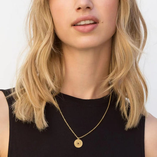 GOLDEN COMPASS NECKLACE
