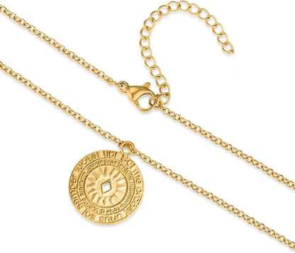 GOLDEN COMPASS NECKLACE