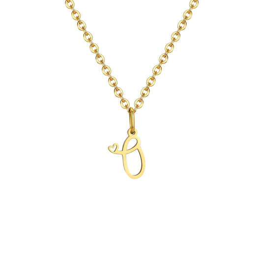 HEART INITIAL A-Z NECKLACE