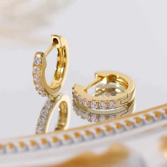 MINI SHINE HOOP EARRINGS