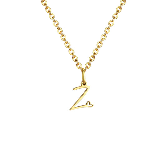 HEART INITIAL A-Z NECKLACE