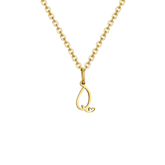 HEART INITIAL A-Z NECKLACE