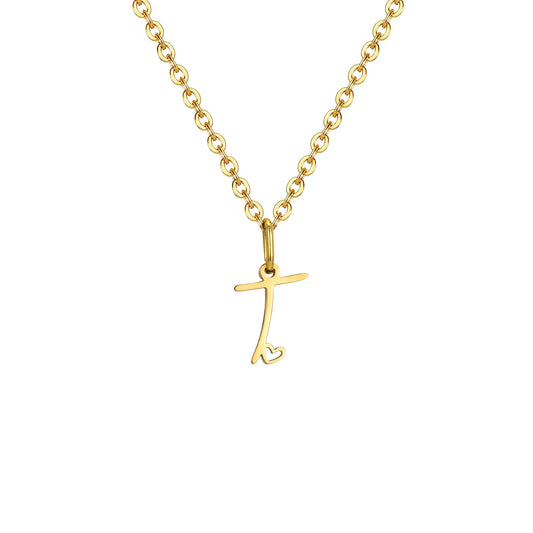 HEART INITIAL A-Z NECKLACE