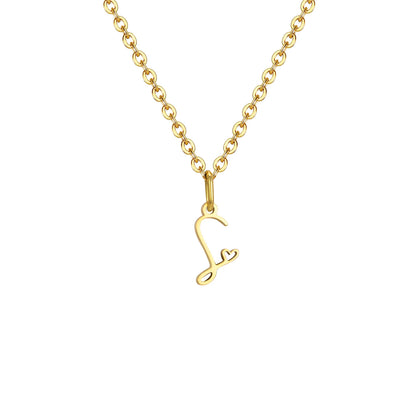 HEART INITIAL A-Z NECKLACE