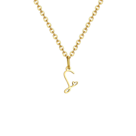 HEART INITIAL A-Z NECKLACE