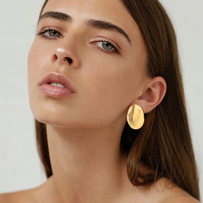 SMOOTH PLATE EARRINGS