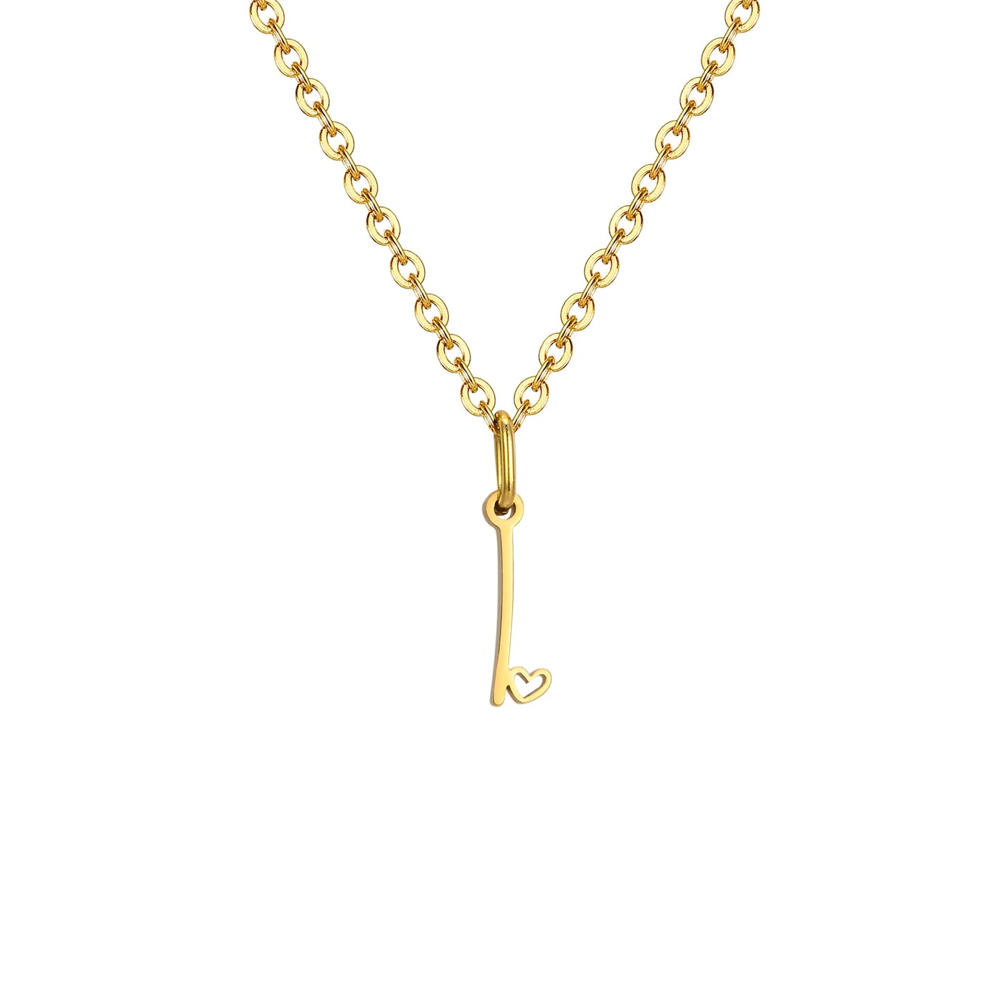 HEART INITIAL A-Z NECKLACE