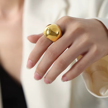 GOLD BALL RING