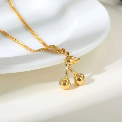GOLDEN CHERRY NECKLACE