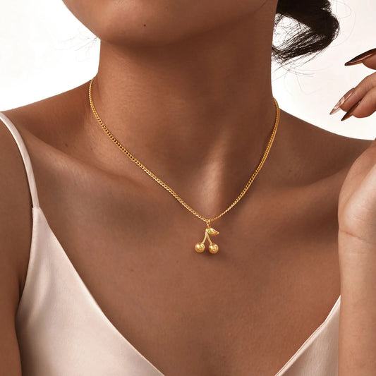 GOLDEN CHERRY NECKLACE